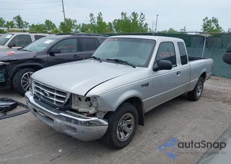 2002 Ford Ranger Xlt из США, поврежденный, VIN 1FTYR44E22TA51507